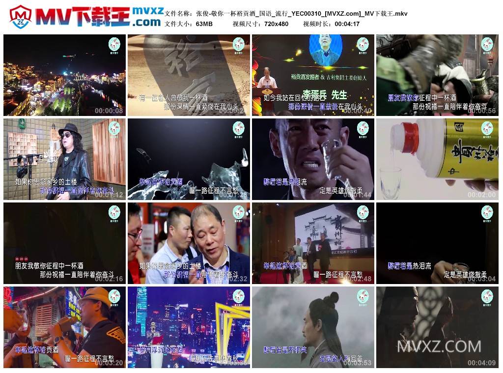 张俊-敬你一杯裕贡酒_国语_流行_YEC00310